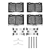 1311-1091-01 3000-Series Semi-Metallic Brake Pads & Hardware Kit, 2005-2012 Acura/Honda, Position: Front - image 1