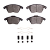 1311-1107-01 3000-Series Semi-Metallic Brake Pads & Hardware Kit, 2005-2018 Audi/Volkswagen, Position: Front