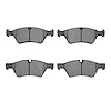 1311-1123-00 3000-Series Semi-Metallic Brake Pads, 2005-2012 Mercedes-Benz, Position: Front - image 1