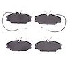 1311-1145-00 3000-Series Semi-Metallic Brake Pads, 2002-2010 Renault, Position: Front