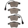 1311-1174-09 3000-Series Semi-Metallic Brake Pads & Hardware Kit, 2010-2015 Audi/Volkswagen, Position: Front