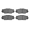 1311-1178-00 3000-Series Semi-Metallic Brake Pads, 2006-2015 Lexus/Toyota/Scion, Position: Front - image 1