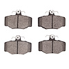1311-1187-09 3000-Series Semi-Metallic Brake Pads & Hardware Kit, 2001-2005 Infiniti/Nissan, Position: Rear - image 1
