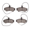 1311-1190-09 3000-Series Semi-Metallic Brake Pads & Hardware Kit, 2003-2011 Peugeot, Position: Front
