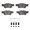 1311-1228-01 3000-Series Semi-Metallic Brake Pads & Hardware Kit, 2005-2006 BMW, Position: Front - image 1