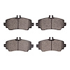 1311-1250-09 3000-Series Semi-Metallic Brake Pads & Hardware Kit, 2000-2006 Mercedes-Benz, Position: Front