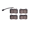 1311-1270-00 3000-Series Semi-Metallic Brake Pads, Fits Select Maserati, Position: Rear