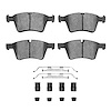 1311-1272-01 3000-Series Semi-Metallic Brake Pads & Hardware Kit, 2007-2009 Mercedes-Benz, Position: Front - image 1
