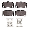 1311-1300-01 3000-Series Semi-Metallic Brake Pads & Hardware Kit, 2007-2013 Porsche, Position: Rear - image 1