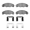 1311-1339-01 3000-Series Semi-Metallic Brake Pads & Hardware Kit, 2008-2011 Ford/Lincoln/Mercury/Mazda, Position: Front - image 1