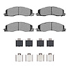 1311-1399-01 3000-Series Semi-Metallic Brake Pads & Hardware Kit, 2009-2018 Mopar, Position: Front - image 1