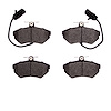 1311-1459-00 3000-Series Semi-Metallic Brake Pads, 1997-2008 Audi/Volkswagen, Position: Front - image 1
