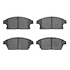 1311-1467-00 3000-Series Semi-Metallic Brake Pads, 2011-2019 GM, Position: Front - image 1