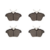 1311-1477-00 3000-Series Semi-Metallic Brake Pads, 1998-2004 Alfa Romeo, Position: Rear