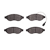 1311-1489-00 3000-Series Semi-Metallic Brake Pads, 2008-2010 Mopar, Position: Front