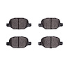 1311-1492-09 3000-Series Semi-Metallic Brake Pads & Hardware Kit, 2002-2007 Alfa Romeo, Position: Rear