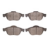 1311-1501-00 3000-Series Semi-Metallic Brake Pads, 2003-2006 Renault, Position: Front