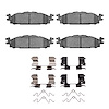 1311-1508-01 3000-Series Semi-Metallic Brake Pads & Hardware Kit, 2009-2019 Ford/Lincoln/Mercury/Mazda, Position: Front - image 1