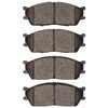 1311-1515-09 3000-Series Semi-Metallic Brake Pads & Hardware Kit, 2002-2005 Kia/Hyundai/Genesis, Position: Front - image 1