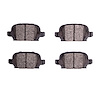 1311-1533-09 3000-Series Semi-Metallic Brake Pads & Hardware Kit, 1998-2008 GM, Position: Rear - image 1