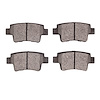 1311-1537-00 3000-Series Semi-Metallic Brake Pads, 2006-2013 Mopar, Position: Rear