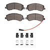 1311-1555-01 3000-Series Semi-Metallic Brake Pads & Hardware Kit, 2010-2017 Audi/Volkswagen, Position: Front - image 1