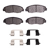 1311-1578-02 3000-Series Semi-Metallic Brake Pads & Hardware Kit, 1998-2002 Acura/Honda, Position: Front - image 1