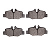 1311-1615-09 3000-Series Semi-Metallic Brake Pads & Hardware Kit, 2007-2013 Mercedes-Benz, Position: Rear