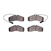 1311-1622-09 3000-Series Semi-Metallic Brake Pads & Hardware Kit, 2008-2016 Infiniti/Nissan, Position: Front