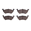 1311-1641-00 3000-Series Semi-Metallic Brake Pads, 2009-2017 Audi/Volkswagen, Position: Front