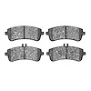 1311-1681-00 3000-Series Semi-Metallic Brake Pads, 2013-2021 Mercedes-Benz, Position: Rear