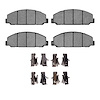1311-1683-01 3000-Series Semi-Metallic Brake Pads & Hardware Kit, 2013-2020 Hino, Position: Fr,Rr - image 1