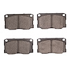 1311-1716-00 3000-Series Semi-Metallic Brake Pads, 1998-2001 Bering Truck, Position: Fr - image 1
