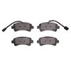 1311-1746-00 3000-Series Semi-Metallic Brake Pads, 2014-2021 Mopar, Position: Rear - image 2