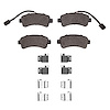 1311-1746-01 3000-Series Semi-Metallic Brake Pads & Hardware Kit, 2014-2021 Mopar, Position: Rear - image 1