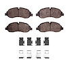 1311-1774-01 3000-Series Semi-Metallic Brake Pads & Hardware Kit, Fits Select Ford/Lincoln/Mercury/Mazda, Position: Front - image 1