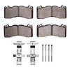 1311-1792-01 3000-Series Semi-Metallic Brake Pads & Hardware Kit, Fits Select Ford/Lincoln/Mercury/Mazda, Position: Front - image 1