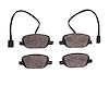 1311-1822-00 3000-Series Semi-Metallic Brake Pads, 2015-2020 Alfa Romeo, Position: Rear