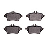 1311-1863-09 3000-Series Semi-Metallic Brake Pads & Hardware Kit, 2012-2015 Mercedes-Benz, Position: Front