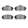 1311-1889-00 3000-Series Semi-Metallic Brake Pads, 2016-2020 Peugeot, Position: Front