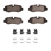 1311-1893-01 3000-Series Semi-Metallic Brake Pads & Hardware Kit, Fits Select Mercedes-Benz, Position: Rear - image 1