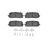 1311-1894-02 3000-Series Semi-Metallic Brake Pads & Hardware Kit, 2017-2017 Audi/Volkswagen, Position: Front - image 1