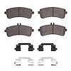 1311-1907-01 3000-Series Semi-Metallic Brake Pads & Hardware Kit, 2014-2021 Mercedes-Benz, Position: Rear - image 1