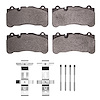 1311-1944-01 3000-Series Semi-Metallic Brake Pads & Hardware Kit, Fits Select Acura/Honda, Position: Front - image 1