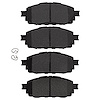 1311-2006-00 3000-Series Semi-Metallic Brake Pads, 2016-2018 Lexus/Toyota/Scion, Position: Front - image 1