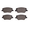1311-2066-00 3000-Series Semi-Metallic Brake Pads, 2017-2020 Mopar, Position: Front