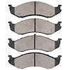 1400-0477-00 Ultimate-Duty Brake Pads Kit, 1990-2006 Mopar, Position: Front - image 1