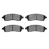 1400-0757-00 Ultimate-Duty Brake Pads Kit, 1999-2005 Ford/Lincoln/Mercury/Mazda, Position: Rear - image 1
