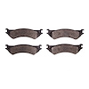 1400-0802-00 Ultimate-Duty Brake Pads Kit, 1999-2007 Ford/Lincoln/Mercury/Mazda, Position: Rear - image 1