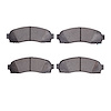 1400-0833-00 Ultimate-Duty Brake Pads Kit, 2001-2012 Multiple Makes/Models, Position: Front - image 1